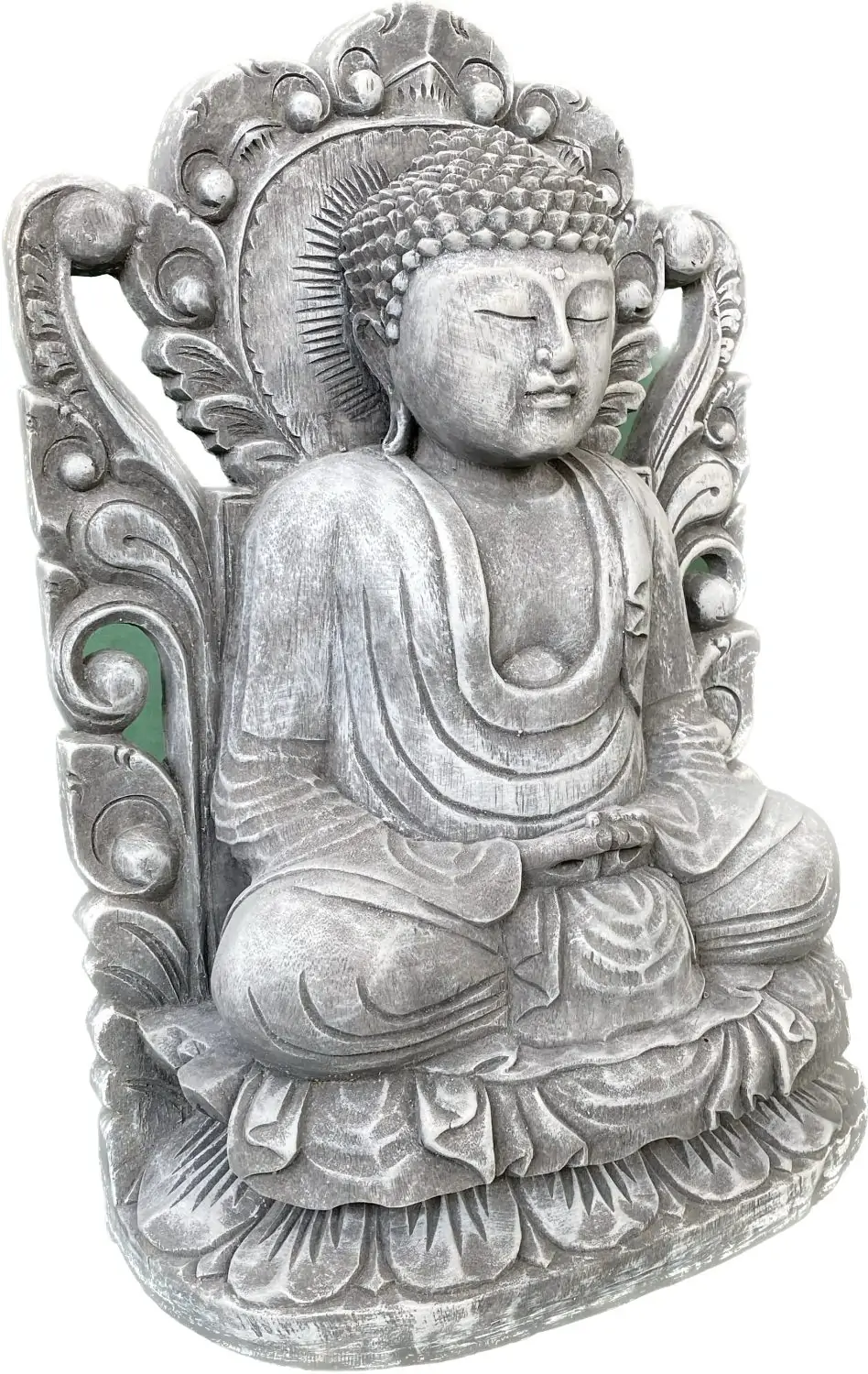 Artikelbild 5 des Artikels “Bodhi - Buddha, sitzend vor Relief, 50 cm H | Steinguss “
